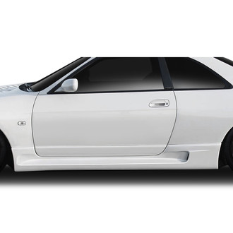 Duraflex® - N1R400 Style Fiberglass Side Skirt Rocker Panels (Unpainted)
