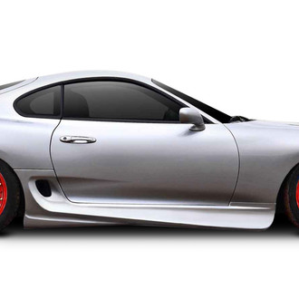 Duraflex® - S Line Style Fiberglass Side Skirt Rocker Panels (Unpainted)
