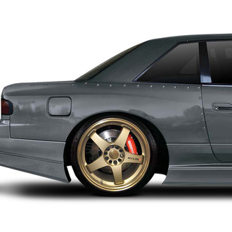 Duraflex® - Sprint Style Fiberglass Wide Body Rear Fenders (Unpainted)