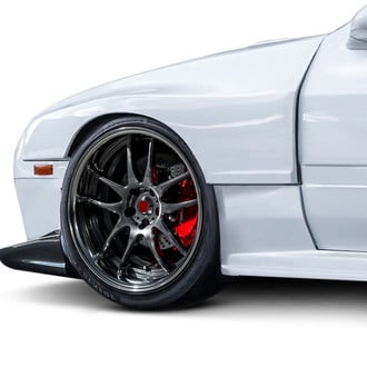Duraflex® - RE Style Fiberglass Wide Body Front Fenders (Unpainted)
