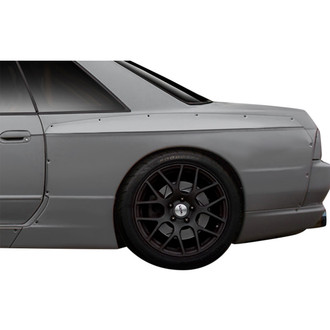 Duraflex® - TKO RBS Style Wide Body Fiberglass Rear Fender Flares (Unpainted)