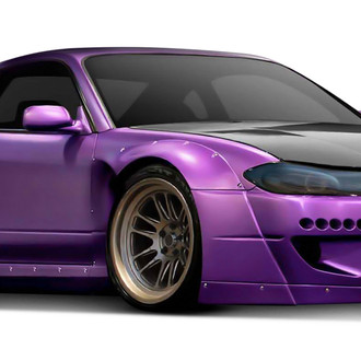 Duraflex® - TKO RBS Style Wide Body Fiberglass Front Fender Flares (Unpainted)