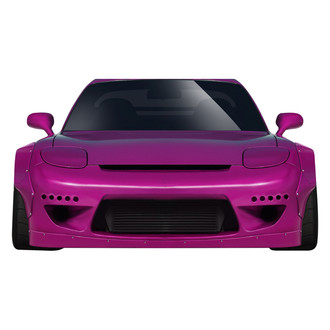 Duraflex® - TKO RBS Style Fiberglass Wide Body Front Bumper Lip (Unpainted)