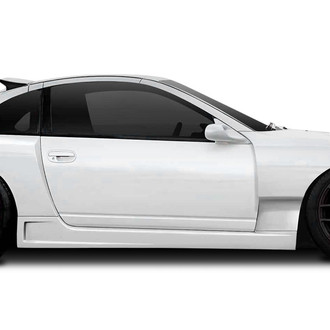 Duraflex® - Vapor Style Fiberglass Side Skirt Rocker Panels (Unpainted)