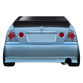 Duraflex® - V Speed Style Fiberglass Rear Bumper Lip (Unpainted)