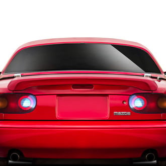 Duraflex® - Works Style Fiberglass Rear Lip Spoiler (Unpainted)