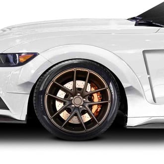 Duraflex® - KT Style Wide Body Fiberglass Front Fender Flares (Unpainted)