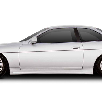Duraflex® - A-Spec Style Fiberglass Side Skirts (Unpainted)