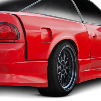 Duraflex® - K Power Style Fiberglass Rear Fenders (Unpainted)