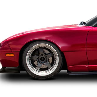 Duraflex® - Afterburner Style Fiberglass Front Fenders (Unpainted)