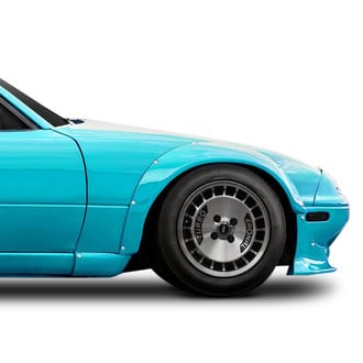 Duraflex® - TKO RBS Style Wide Body Fiberglass Front Fender Flares (Unpainted)