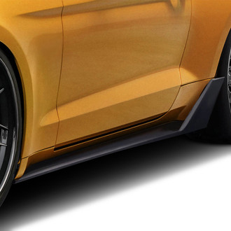 Duraflex® - Grid V2 Style Fiberglass Side Skirt Rocker Panels (Unpainted)