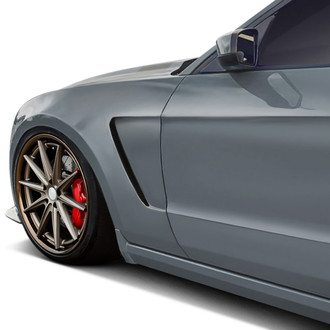 Duraflex® - GT350 V2 Style Fiberglass Front Fenders (Unpainted)