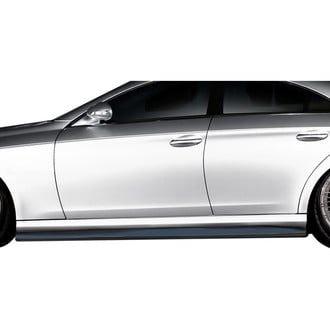 Duraflex® - L Sport Style Fiberglass Side Skirt Splitters (Unpainted)