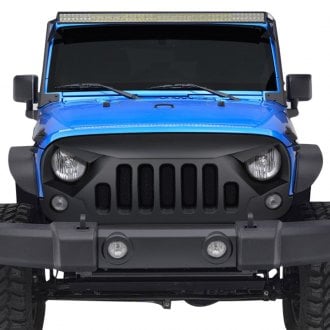 2007 Jeep Wrangler Custom Grilles | Billet, Mesh, LED, Chrome, Black