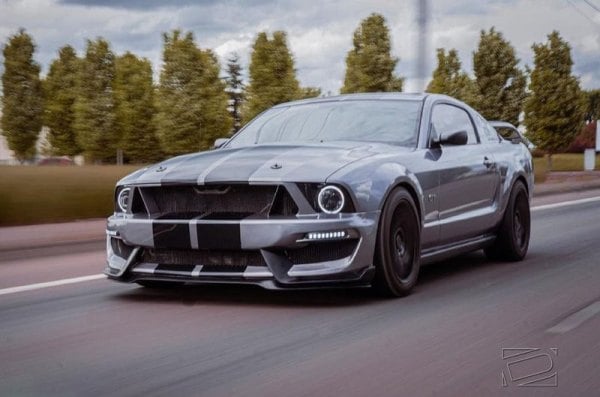 Duraflex® 115267 - GT350 Style Fiberglass Front Bumper (Unpainted)