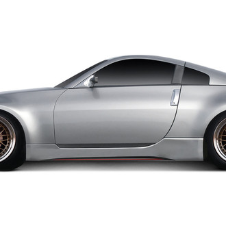 Duraflex® - N4 Style Fiberglass Side Skirt Rocker Panels (Unpainted)