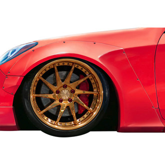 Duraflex® - MSR V2 Style 50mm Fiberglass Front Fender Flares (Unpainted)