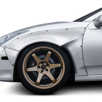 Duraflex® - RBS Style Fiberglass Front Fender Flares (Unpainted)