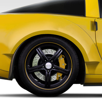 Duraflex® - D Sport Style Fiberglass Rear Fender Flares (Unpainted)