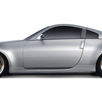Duraflex® - N-3 Style Fiberglass Side Skirts (Unpainted)