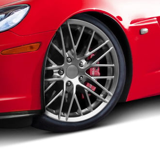Duraflex® - ZR Style Fiberglass Front Fender Spats (Unpainted)