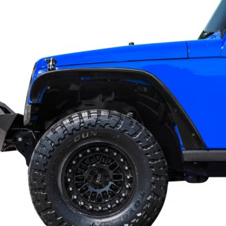 Duraflex® - Rugged Style Fiberglass Front Fender Flares (Unpainted)