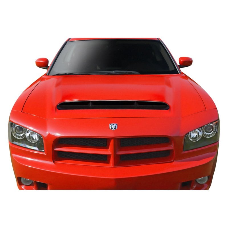 Duraflex® 115676 Demon Style Fiberglass Hood (Unpainted)