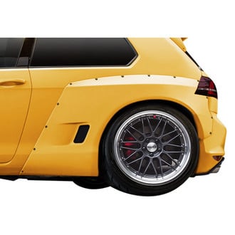 Duraflex® - TKO RBS Style 70mm Fiberglass Rear Fender Flares (Unpainted)