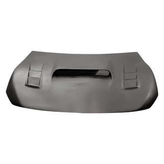 Duraflex® - Hellcat Style Fiberglass Hood (Unpainted)