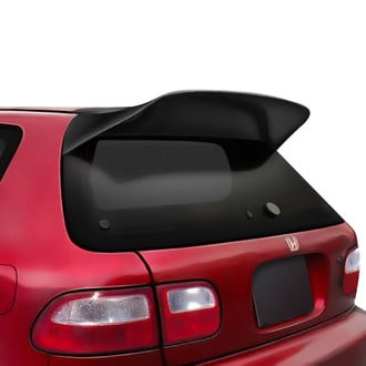 Duraflex® - Demon Style Fiberglass Rear Roof Wing Spoiler (Unpainted)