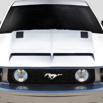 Duraflex® - GT500 V3 Style Fiberglass Hood (Unpainted)