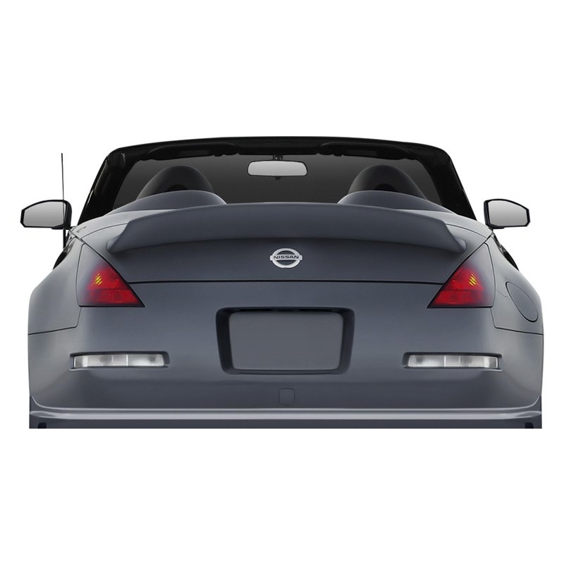 Duraflex V Speed Style Fiberglass Rear Lip Spoiler Unpainted