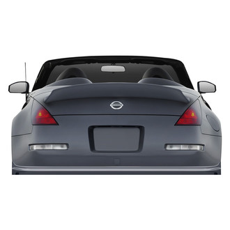 Duraflex® - V Speed Style Fiberglass Rear Lip Spoiler (Unpainted)