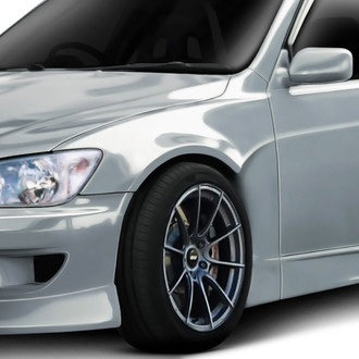 Duraflex® - RBS V2 Style Fiberglass Front Fender Flares (Unpainted)