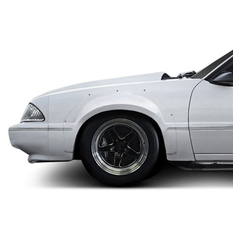 Duraflex® - C Tech Style 2" Wide Body Fiberglass Front Fender Flares (Unpainted)