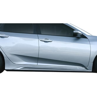 Duraflex® - Type M Style Fiberglass Side Skirt Rocker Panels (Unpainted)