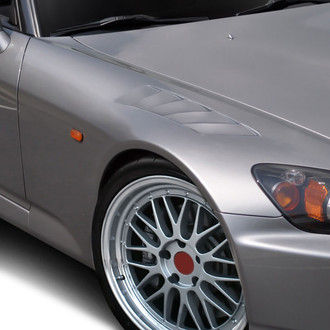 Duraflex® - EVS Style Fiberglass Front Fenders (Unpainted)