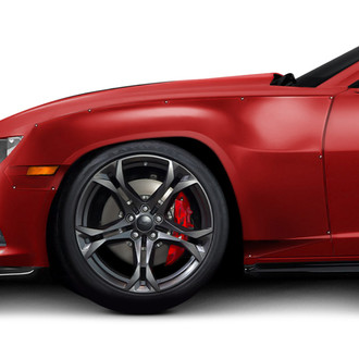 Duraflex® - RBS Style Fiberglass Wide Body Front Fender Flares (Unpainted)