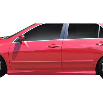 Duraflex® - Type M Style Fiberglass Side Skirt Rocker Panels (Unpainted)