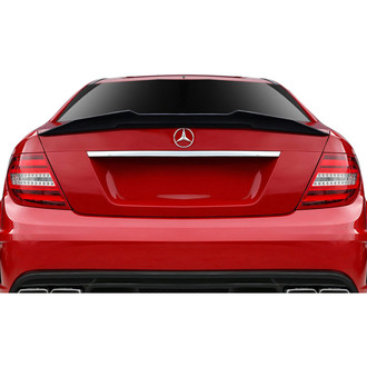 Duraflex® - Plasma Style Fiberglass Rear Lip Spoiler (Unpainted)