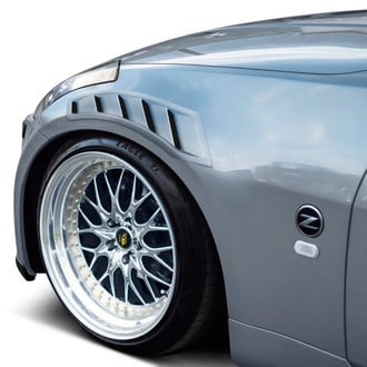 Duraflex® - N Spec Style Fiberglass Front Fender Vents (Unpainted)
