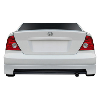 Duraflex® - H Tech Style Fiberglass Rear Bumper Lip Spoiler (Unpainted)