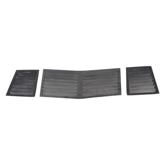 Duraflex® - GT1 Style Fiberglass Hood Vents (Unpainted)