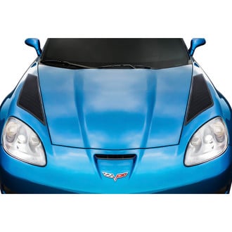 Duraflex® - GT1 Style Fiberglass Front Fender Vents (Unpainted)