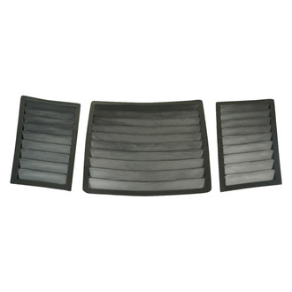 Duraflex® - GT1 Style Fiberglass Hood Vents (Unpainted)