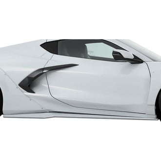 Duraflex® - Gran Veloce Style Fiberglass Side Skirt Splitters (Unpainted)