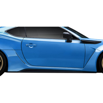 Duraflex® - AMGT Style Fiberglass Wide Body Side Skirts (Unpainted)