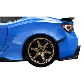Duraflex® - AMGT Style Fiberglass Wide Body Rear Fenders (Unpainted)