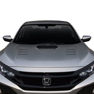 Duraflex® - TS1 Style Fiberglass Hood (Unpainted)
